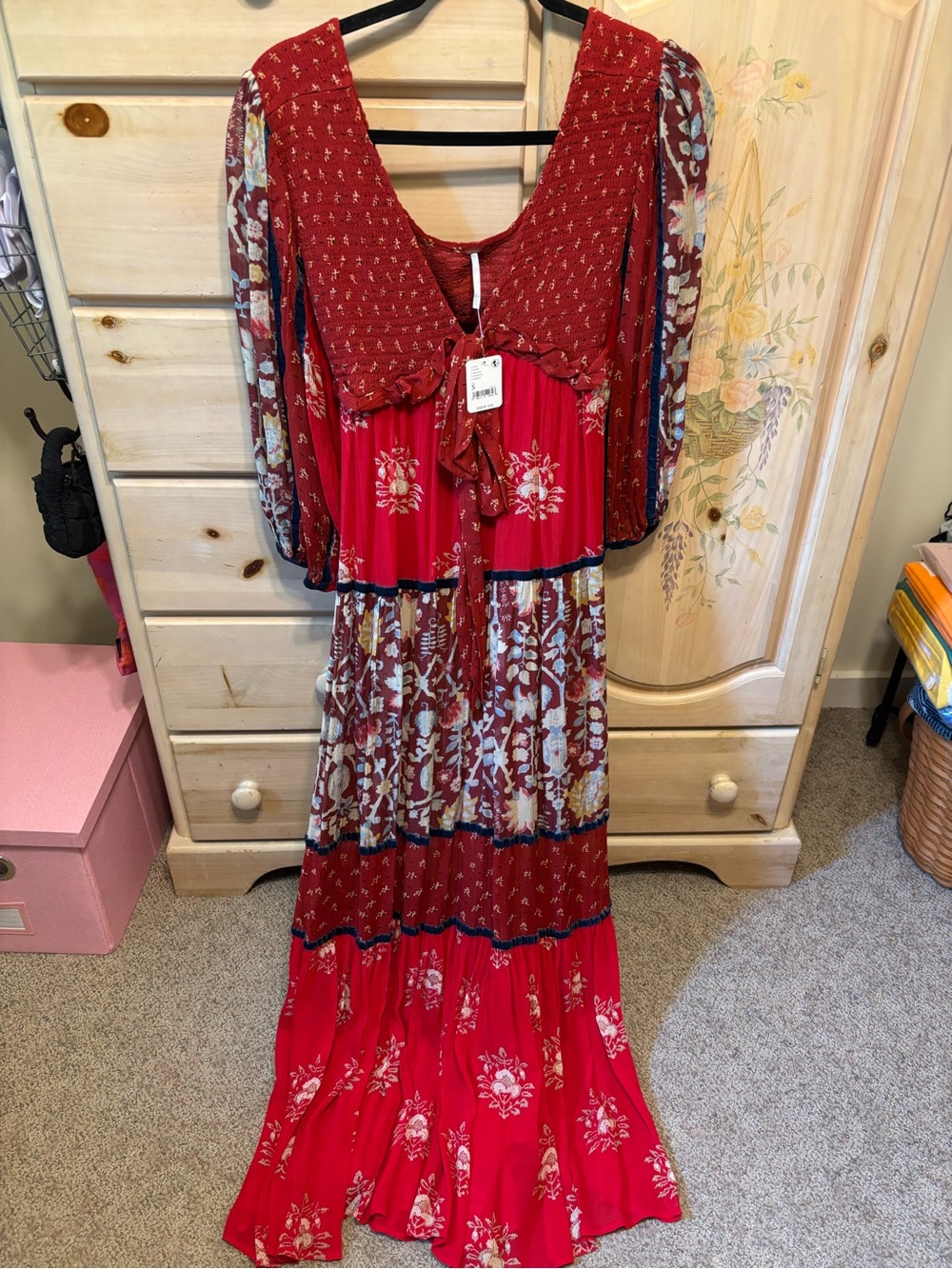 🆕Bnwt Free People *NWT* Free People Bali Laurel Maxi Dress - Picture 11 of 16